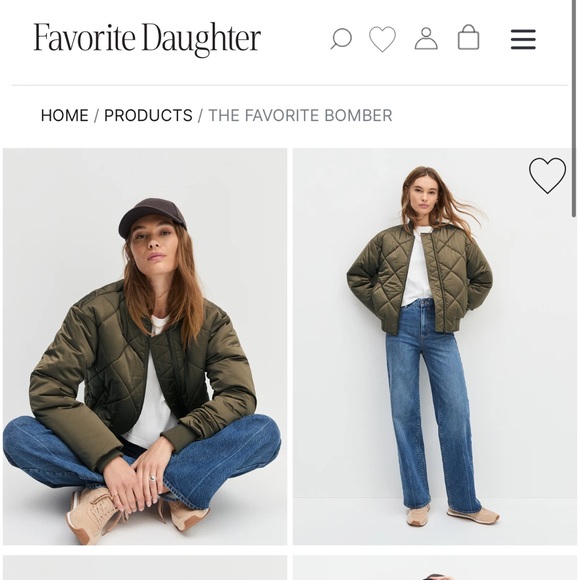 New Look Olive Green Quilted Bomber Jacket with Pockets Size Medium - Picture 2 of 3